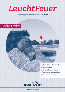 BALIOS Leuchtfeuer Alte Liebe Senior Pferdefutter 15kg Sack